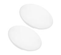 UKCOCO Lot De 2 Abat-jours Ronds Pour Plafonnier Led En Pvc Blanc Ø29,6 Cm Verrouillage Rotatif, Compatibles Chambre, La Cuisine Et Salle De Bain, Accessoires D'éclairage Polyvalents