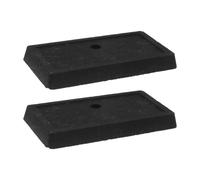 UKCOCO Lot de 2 blocs stabilisateurs pour base de poubelle. Plaques de | Bloc de lestage pour fond de poubelle, ajoute du poids pour éviter qu'elle ne se déplace, design discret, idéal par