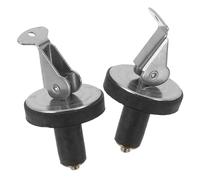 UKCOCO Lot de 2 Bouchons de Vidange en Caoutchouc 3/8 Pouce pour Bateaux et Kayaks Étanches Résistants aux Fissures Compatibles Trous de Vidange Standard Accessoires Marins