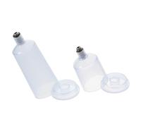 UKCOCO Lot de 2 Bouteilles de Peinture Vides en Plastique Résistantes à L'usure, Compatibles Aérographes, Capacité 20ml et 40ml, pour Peinture de Maquettes