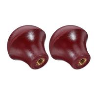 UKCOCO Lot de 2 Boutons Champignon pour Armoire Vapeur Cuisine, Petite Poignée Résistante à L’usure, Revêtement Anti-graisse, Compatible Cuiseur Vapeur Professionnel, Quincaillerie