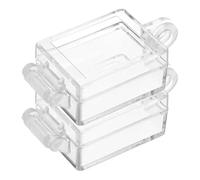 UKCOCO Lot de 2 Caches de Protection Transparents pour Interrupteur à Bascule Kcd4 1/6 Pieds Couvercle Anti-Poussière en Plastique Résistant pour Interrupteurs Extérieurs Protection