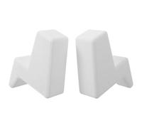 UKCOCO Lot de 2 cales de porte et fenêtre blanches, sans perçage, | Cale de butée de fenêtre, bloc de limitation de porte en plastique, assure la stabilité de la porte, réglage de la fenêtre