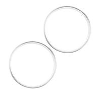 UKCOCO Lot de 2 Cercles à Pizza en Acier Inoxydable 23 CM Cercles à Tarte Perforés Réutilisables pour Pâtisserie Fabrication de Pizzas et Desserts Accessoires Polyvalents Cuisine