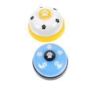 UKCOCO Lot De 2 Cloches Pour Chiens Chats, Pour L'apprentissage De La Propreté, Pour Communiquer Avec La Porte, Interactives, Conçues Pour Sortir, Outils De Dressage Pour Chiots,