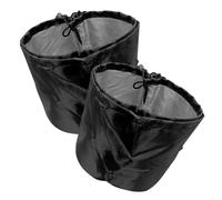 UKCOCO Lot De 2 Couvertures De Ventilation pour Tentes De Culture 15 Cm Filet Anti-Insectes Noir Accessoires De Conduit d'air Protection Plantes Environnement Humide