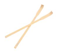 UKCOCO Lot de 2 Gratte-dos Manuels en Bois Naturel à Long Manche, Bâtonnets Portatifs pour Soulagement Précis des Démangeaisons du Dos, Outil Relaxant Pratique pour Maison, Bureau