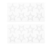 UKCOCO Lot de 2 Moules à Chocolat en Silicone D’Étoile 5 Branches Résistant à Haute Température Réutilisables pour Pâtisserie Décoration de Gâteaux Friandises et Glaçons pour Noël