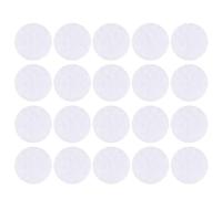 UKCOCO Lot de 2 Paquets/100 Filtres en Coton Ronds Blancs 10 X 1 MM pour Aspirateur Facial Accessoires pour Appareils de Beauté Résistance aux Acides et Alcalis Usage Quotidien en