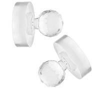 UKCOCO Lot de 2 Pilons à Pigments Acryliques Transparents 30 Mm, Outil Manuel de Broyage pour Peinture Aquarelle, Huile et Mélange de Pigments, Accessoire Essentiel pour Artistes