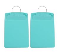 UKCOCO Lot de 2 pinces à dossiers médicaux A5 avec crochet, | Porte-documents à usage infirmier, rangement sécurisé pour dossiers médicaux jusqu'à 100 feuilles, léger et peu encombrant,