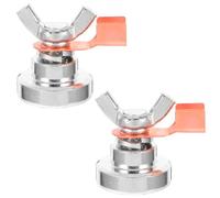 UKCOCO Lot de 2 pinces de masse magnétiques pour soudeuse 500 A - | Support de soudage efficace - Pince magnétique de soudage robuste pour le travail du métal et les tables