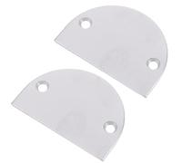 UKCOCO Lot de 2 Plaques à Aiguilles Industrielles Renforcées pour Machines à Coudre - Plaque à Repriser pour Perles et Paillettes - Accessoire de Couture Polyvalent pour Fixation Stable