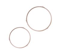 UKCOCO Lot de 2 Plateaux Tournants pour Micro-ondes Anneaux en Plastique, Supports Ronds en Verre 1,4 Cm de Roue, Accessoires pour Remplacement, Pièces Détachées Couleur Aléatoire