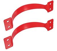 UKCOCO Lot de 2 Poignées D'échelle Télescopique Universelles en Acier Inoxydable Antidérapantes, Accessoires de Sécurité pour Échelle Simple ou Double, Adaptées aux Travaux en Hauteur