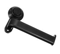 UKCOCO Lot de 2 Porte-Rouleaux de Papier Toilette Mural Noirs en ABS Ventouse Support sans Perçage Résistant à L'Humidité pour Salle de Bain Rangement Compact et Facile à Installer