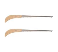 UKCOCO Lot de 2 scies d'élagage à dents fines, scies de taille pour | Scies à sapin de Noël en acier de 13 pouces, outils manuels pour perforer les plaques de plâtre, coupe-trous pour plaques de
