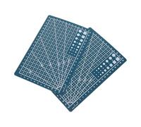 UKCOCO Lot de 2 tapis de bricolage A5 double face, auto-cicatrisants, avec lignes de mesure métriques, pour scrapbooking et couture