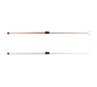 UKCOCO Lot de 2 Tringles à Vêtements Réglables en Alliage D’Aluminium 2 Tailles Poteaux Télescopiques Robustes pour Séchage sur Balcon Rangement et Solide