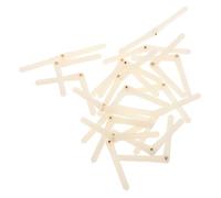 UKCOCO Lot de 20 Charnières à pour Maquettes d'Avions Radiocommandés 45 X 67 MM Plastique Léger Fixation Solide pour Ailes Accessoires DIY pour Avion Miniature de Loisir