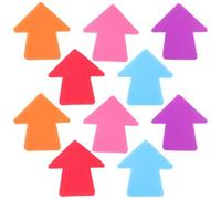 UKCOCO Lot de 20 Marqueurs de Tapis de Flèche Multicolores Autocollants de Position pour Entraînement Sportif et Éducation Outils de Marquage au Sol pour Classes Maternelles et Séances