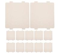 UKCOCO Lot de 20 Plaques de Mica Universelles Haute Température 108X99 MM Feuilles Découpables pour Micro-Ondes Isolation Thermique Résistante Jusqu’À 600°C Accessoires de Réparation