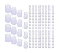 UKCOCO Lot de 20 Protège-talons Transparents pour Talons Hauts, Tailles Xs, S, M, L, Protection Antidérapante en Plastique Résistante à L’usure, pour Mariages et Sorties en Extérieur