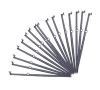 UKCOCO Lot de 20 Tiges Support Micro-Goutte D'irrigation 6 Mm Jardin Piquet De Terre Plastique Insertion Facile Éco- pour Verdissement Horticole Agricole