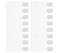 UKCOCO Lot de 25 Mini Bouteilles en Plastique pour Solution d'Entretien de Lentilles de Contact Rechargeables et Légères Voyages Soins des Yeux Sûres et