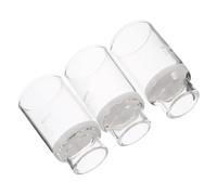 UKCOCO Lot de 3 Creusets en Verre Transparent 30ml avec Noyau de Sable pour Filtration et Séparation Solide-liquide, pour Laboratoires D'enseignement et Opérations Scientifiques
