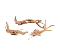 UKCOCO Lot de 3 Décorations en Bois Flotté pour Aquarium, Décor Naturel Facile à Utiliser, pour Décorer Aquarium et Bassin Style Aléatoire