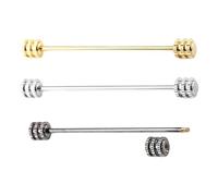 UKCOCO Lot de 3 épingles à cravate pour homme : épingles à cravate, bijoux de revers, accessoires de smoking pour mariage, événement