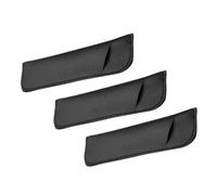 UKCOCO Lot de 3 Étuis de Protection pour Diapasons en Polyuréthane Noir, Manchons Résistants Antirouille, Accessoires Pratiques pour Instruments de Musique, Transport Facile en Paquet,