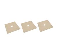 UKCOCO Lot De 3 Feuilles De Antiadhésives Beiges Pour Four Plaque De Cuisson À Gaz Réutilisables 4 Pièces X 3
