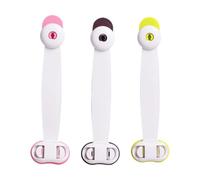 UKCOCO Lot de 3 Verrous de Sécurité pour Bébé en ABS Sangles de Sécurité pour Armoire Réfrigérateur et Tiroirs Couleurs Rose Vert et Café Protection Garçon et Filles les Accidents