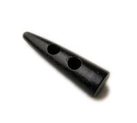 UKCOCO Lot de 30 Boutons Décoratifs en Bois Naturel Noir 5 Cm à 2 Trous, Accessoires de Couture pour Manteaux, Vestes et Projets Diy, Boutons en Bois Olivier pour Couture et Tricot