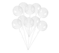UKCOCO Lot De 35 Ballons À Bulles Bobo Ball Transparents À Remplir Pour Décorations De Mariage De Fête Mini Ballons Transparents En Plastique