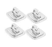 UKCOCO Lot de 4 Bases d'ancrage Sécurité pour Ordinateur Portable, Dispositif Antivol Câble ompatible Multi-modèles, Protège Bureau et Voyage, Couleur Noire