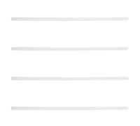 UKCOCO Lot de 4 Bâtons de Cire de Réparation pour Snowboard et Ski, Couleur Blanc Laiteux, Outils D’Entretien de Semelle pour Matériel Ski, Kit Réparation Snowboard pour Sports D’Hiver