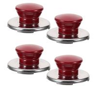 UKCOCO Lot de 4 Boutons de Couvercle pour Bouilloire Chauffante Accessoires de Remplacement Universels Matériau Robuste Compatible Couvercles de Théière Sifflante Évite les Brûlures