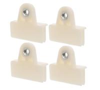 UKCOCO Lot de 4 Clips de Fixation pour Vitres de Voiture Universels en Plastique et Alliage, Supports de Moustiquaires, Pinces pour Panneaux de Verre, Compatibles Lève-vitres et Fenêtres