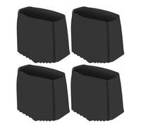 UKCOCO Lot de 4 Embouts Antidérapants en Caoutchouc Isolant pour Pieds D’Échelle Protections Solide Compatibles Escabeaux et Échelles Patins de Sécurité pour Travaux Électriques et