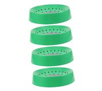 UKCOCO Lot de 4 Nids de Reproduction d'oiseaux Bol en Plastique Solide, Tapis Lavable, Taille Moyenne, pour Pigeons et Cailles, Équipement D'élevage Adapté aux Pigeonniers et Oiseaux