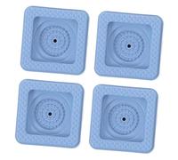 UKCOCO Lot de 4 Patins Anti-vibrations pour Machine à Laver, Support Portable Antidérapant, Coussinets Stabilisateurs Robustes pour Électroménagers, Protection les Secousses et Nuisances Sonores