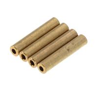UKCOCO Lot de 4 Raccords de Tuyauterie en Cuivre 3X15 MM Ressorts de Porte pour Réfrigérateur Tubes Droits en Cuivre pour Réparation et Entretien Accessoires Compatibles Climatiseur et