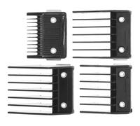 UKCOCO Lot De 4 Sabots De Tondeuse à Cheveux Pratiques 3-12 Mm Réglables En Fer Pour Coupe Précise Maintien Protège-lames Accessoires Coiffure Maison Et Salon