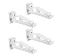 UKCOCO Lot de 4 Supports de Gouttière Invisibles en Pvc 13 Cm, Accessoires Robustes et Anticorrosion pour Réparation et Entretien des Canalisations D’eau de Pluie, Clips Discrets