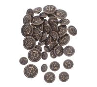 UKCOCO Lot De 40 Boutons Couronne En : Boutons De Couture Pour Blazer, Costumes, Manteaux, Poignets De Costume Décontractés, Projets D'artisanat, Accessoires