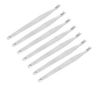 UKCOCO Lot De 40 Fourchettes Repousses-cuticules Acier Inoxydable, Outil Pédicure Professionnel, Format Compact, Pour Homme Et Femme, Soin Des Ongles à Domicile Salon