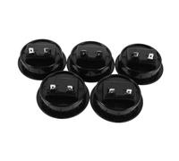 UKCOCO Lot De 5 Connecteurs De Bornes De Haut-Parleur pour Automobile Bornes À Ressort pour Haut-Parleur Connecteurs À Broches pour Câblage Noir